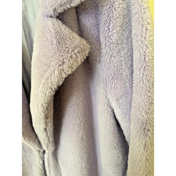 Buddy Love Purple Faux Fur Coat - Picture 3 of 5